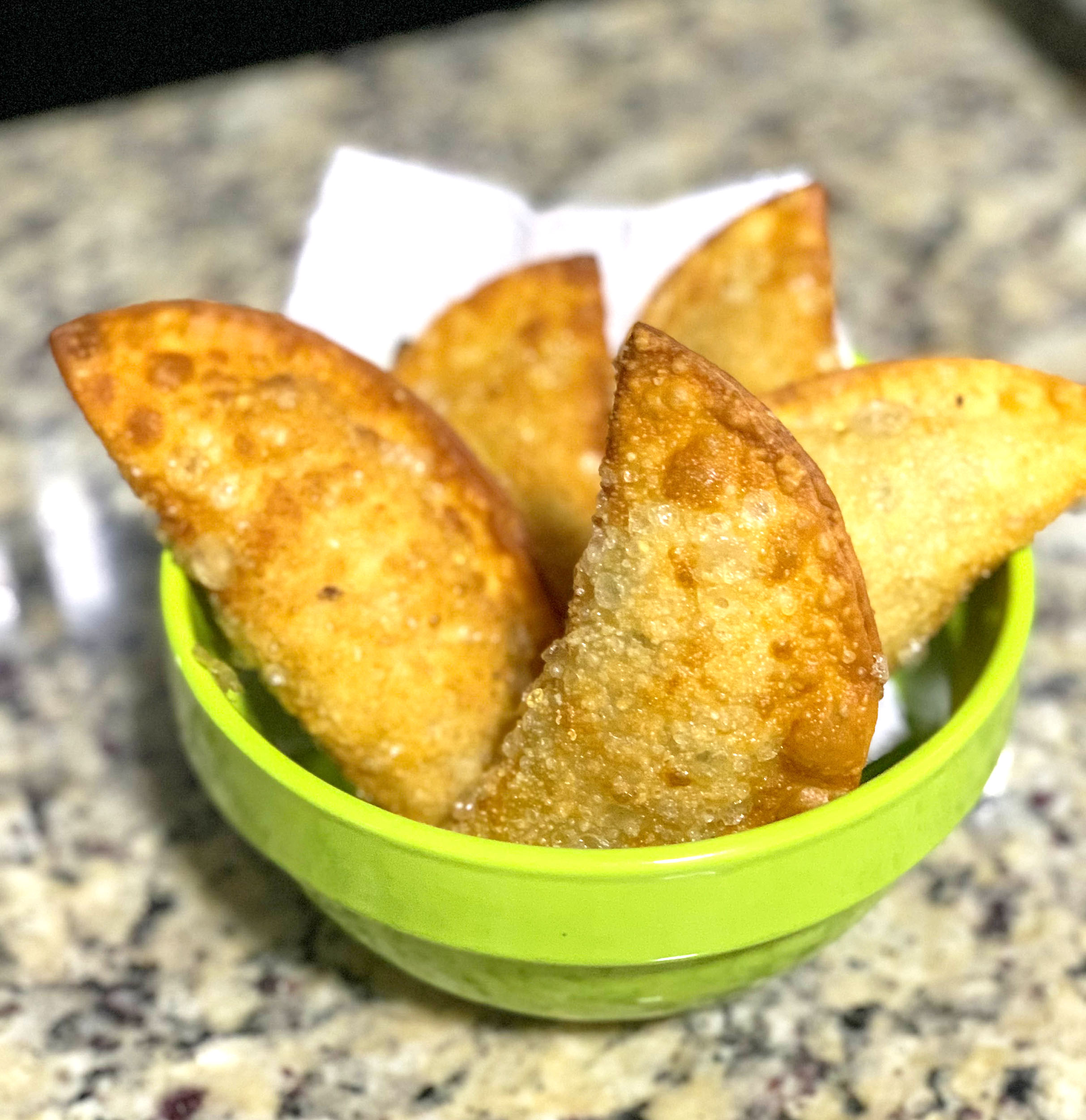 Pastel de bacalhau e queijo de kefir